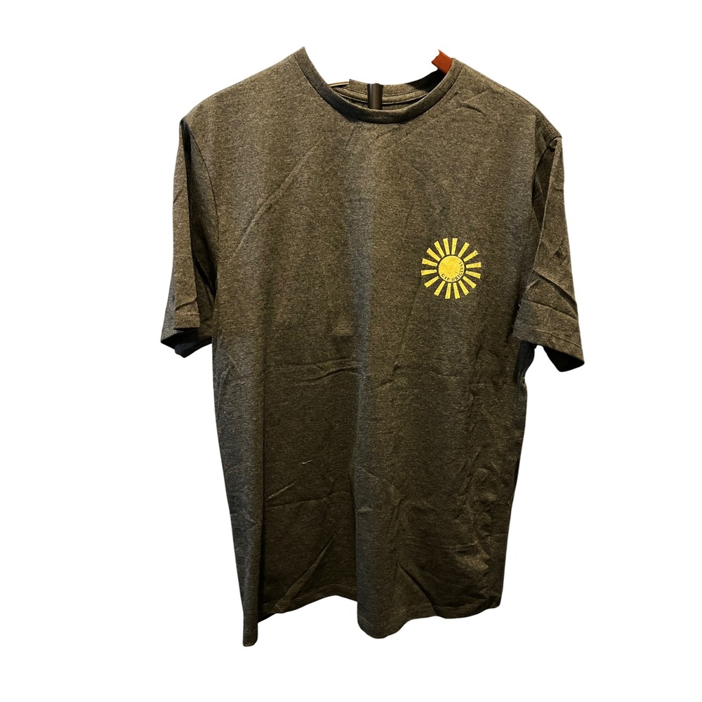 NEW GAP Mens Large‎ Charcoal Gray Sun Graphic Short Sleeve T-Shirt GAP Original